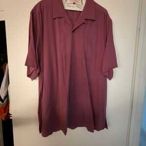 Tommy bahama Men's Short-Sleeve Camp Collar Shirt - Mauve